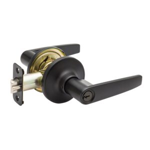 Copper Creek Black Coated Daley Lever Keyed Entry - DL1240BC